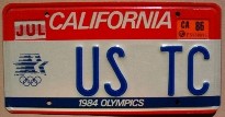 california 1986 olympics 1984
